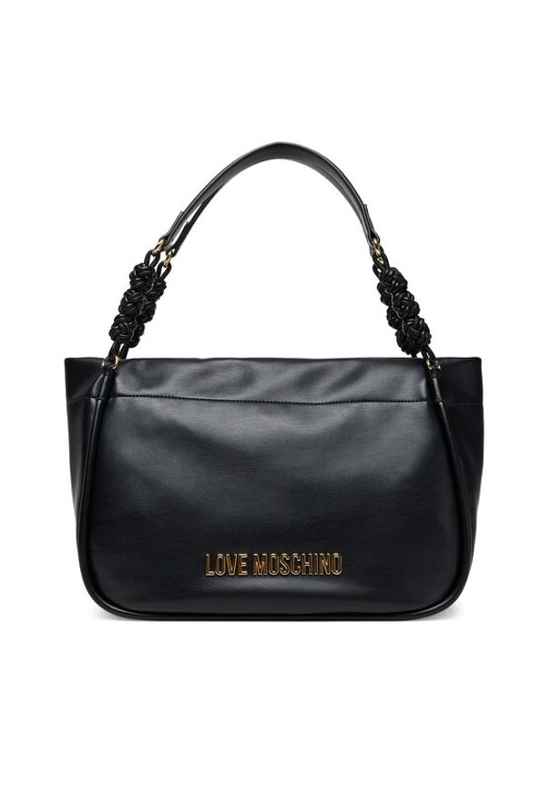 Love Moschino - LOVE MOSCHINO Torebka JC4233PP0MKL0000 Czarny. Kolor: czarny. Materiał: skórzane