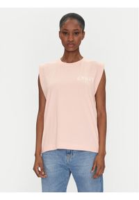 Pinko - PINKO T-Shirt 104268 A2C0 Różowy Regular Fit. Kolor: różowy. Materiał: bawełna