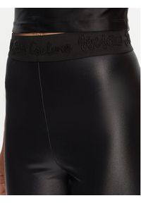 Versace Jeans Couture Legginsy 78HAC101 Czarny Slim Fit. Kolor: czarny. Materiał: syntetyk #4