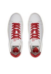 Love Moschino - LOVE MOSCHINO Sneakersy JA15174G1MIA310B Biały. Kolor: biały. Materiał: skóra #3