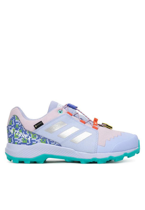 Adidas - Trekkingi adidas. Kolor: fioletowy. Technologia: Gore-Tex. Model: Adidas Terrex. Sport: turystyka piesza