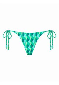 Seafolly Dół od bikini Sorrento 40651-277 Zielony. Kolor: zielony. Materiał: syntetyk #6