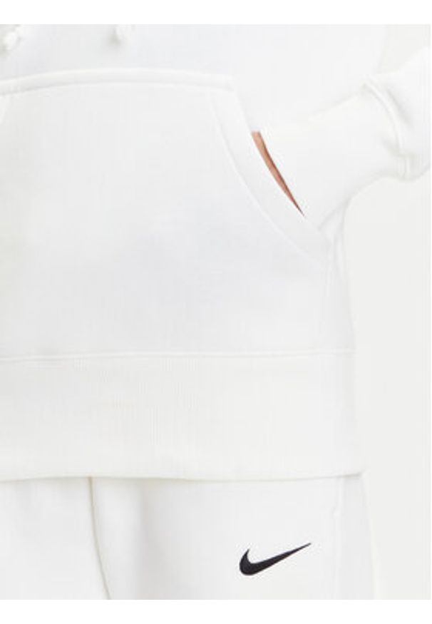 Nike Bluza Phoenix Fleece HF6839 Biały Relaxed Fit. Kolor: biały. Materiał: bawełna