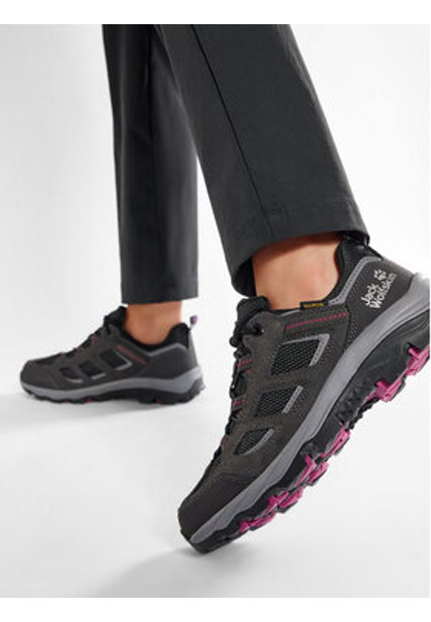 Jack Wolfskin Trekkingi Vojo 3 Texapore Low W 4042451 Szary. Kolor: szary. Materiał: materiał