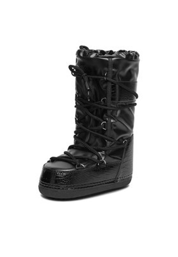 DeeZee Śniegowce NS9032-01 Czarny. Kolor: czarny. Materiał: materiał