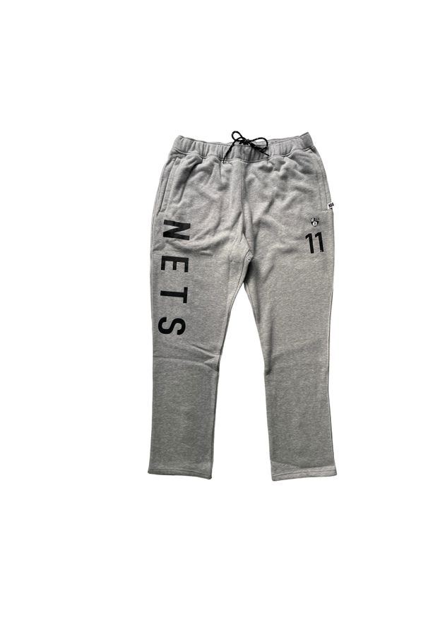 OUTERSTUFF - Spodnie dresowe Brooklyn Nets Kyrie Irving Master Class. Kolor: szary, wielokolorowy, czarny. Materiał: dresówka. Sport: bieganie, koszykówka