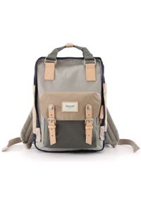 Plecak na laptopa Himawari 188L-77 szary. Kolor: szary. Materiał: poliester, tkanina. Styl: elegancki, casual