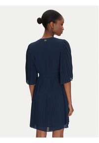 TwinSet - TWINSET Sukienka koktajlowa 251TP2051 Granatowy Loose Fit. Kolor: niebieski. Materiał: syntetyk. Styl: wizytowy #5