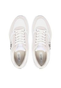 Liu Jo Sneakersy Eva 06 BF5035 PX740 Biały. Kolor: biały. Materiał: zamsz, skóra