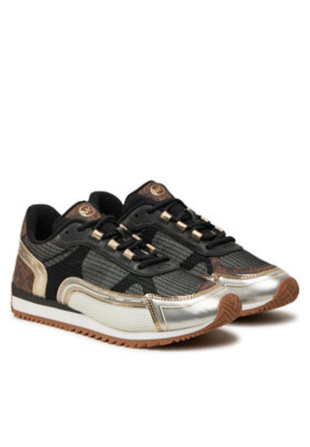 MICHAEL Michael Kors Sneakersy Byrdie 43F4BYFS3M Brązowy. Kolor: brązowy. Materiał: materiał