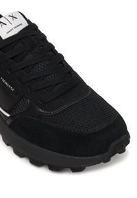 Armani Exchange Sneakersy XM002197 AF17447 MC024 Czarny. Kolor: czarny. Materiał: zamsz, skóra #4