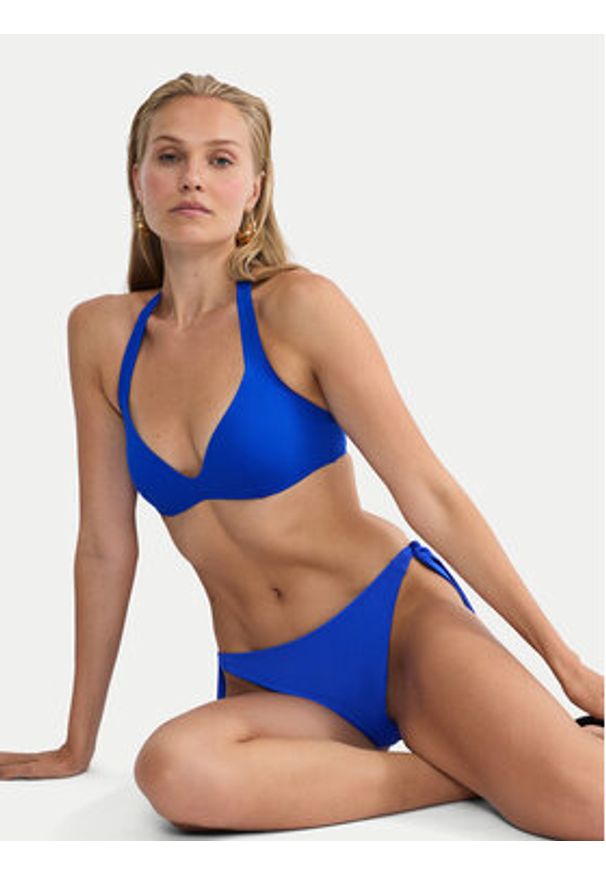 Triumph Dół od bikini Summer Twist Tai 01 10226494 Niebieski. Kolor: niebieski. Materiał: syntetyk