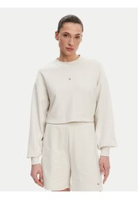 Calvin Klein Jeans Bluza J20J225370 Beżowy Regular Fit. Kolor: beżowy. Materiał: bawełna #1