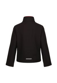 Regatta - Kurtka Dziecięca/dziecięca Ablaze 2 Layer Soft Shell Jacket. Kolor: czerwony, czarny, wielokolorowy