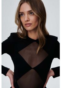 Undress Code bluzka Girl Crush damska kolor czarny gładka. Kolor: czarny. Materiał: materiał. Długość rękawa: długi rękaw. Długość: długie. Wzór: gładki #3