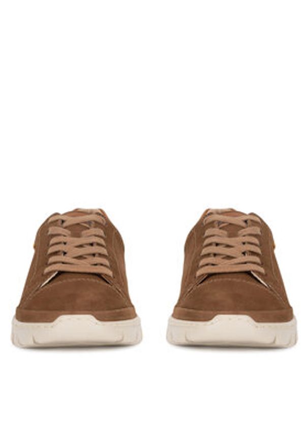Go Soft Sneakersy MONE-01N MI08 Brązowy. Kolor: brązowy. Materiał: skóra, nubuk