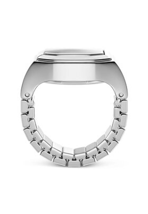 Fossil Zegarek Watch Ring ES5482 Srebrny. Kolor: srebrny
