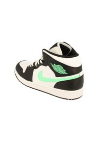 Nike - Buty sportowe męskie Air Jordan 1 Mid Green Glow Białe - DQ8426-103 42.5. Kolor: biały. Model: Nike Air Jordan. Sport: bieganie