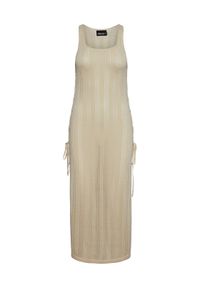 Pieces Sukienka dzianinowa 17134805 Biały Bodycon Fit. Kolor: biały. Materiał: bawełna. Typ sukienki: bodycon #1
