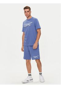 Reebok Szorty sportowe Vector Pack Ri Logo 100202404 Niebieski Regular Fit. Kolor: niebieski. Materiał: bawełna, syntetyk. Styl: sportowy