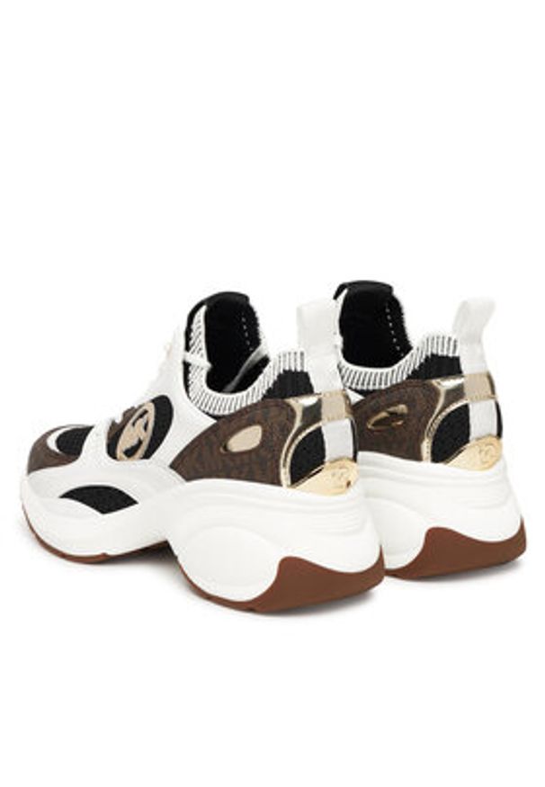 MICHAEL Michael Kors Sneakersy Zuma 43T5ZUFS1B Brązowy. Kolor: brązowy. Materiał: materiał