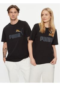 Puma T-Shirt Classics No.1 Logo Celebration 622182 Czarny Regular Fit. Kolor: czarny. Materiał: bawełna