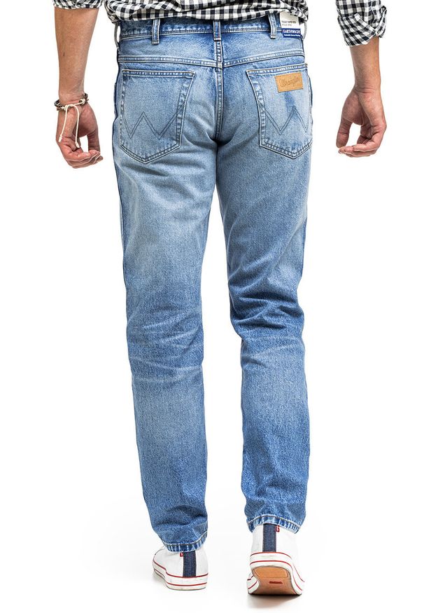 Wrangler - WRANGLER TEXAS TAPER MĘSKIE SPODNIE JEANSOWE OKIE W12T7328O 112320077