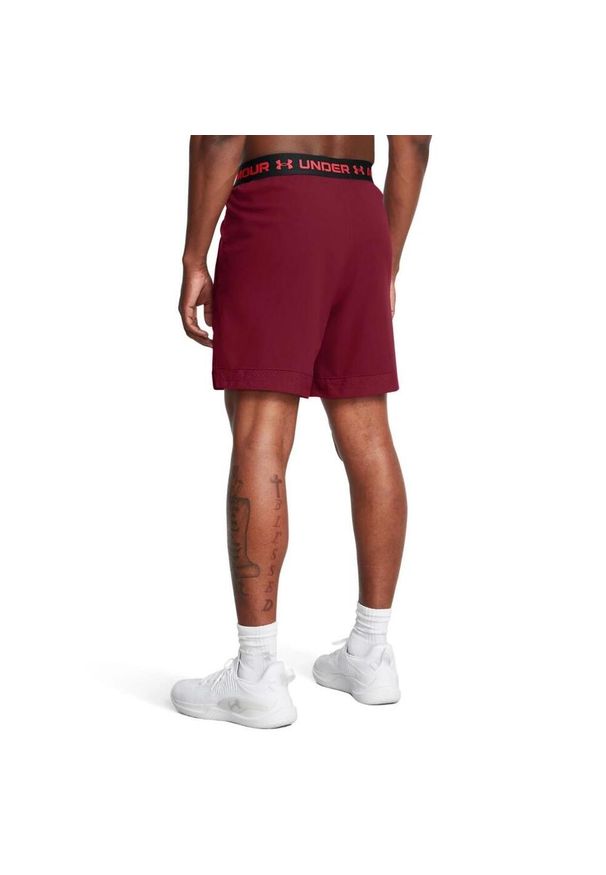 Spodenki krótkie męskie Under Armour Vanish Woven 6in Shorts. Kolor: czerwony, brązowy, wielokolorowy. Długość: krótkie