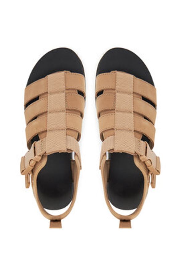 Ugg Sandały W Cora 1152698 Beżowy. Kolor: beżowy. Materiał: nubuk, skóra