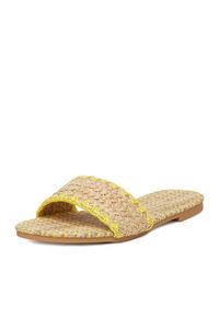 DeeZee Klapki BP6097-5 Beżowy. Kolor: beżowy. Materiał: skóra #3