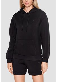Guess - GUESS Czarna bluza damska Brenda. Kolor: czarny