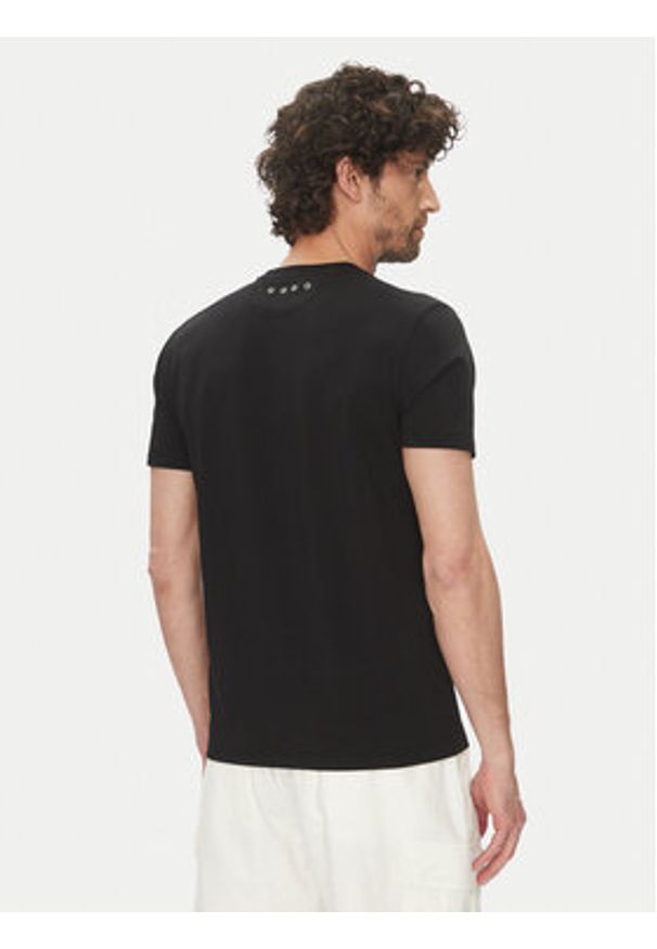 La Martina T-Shirt Andy MAR311 JS324 Czarny Regular Fit. Kolor: czarny. Materiał: bawełna