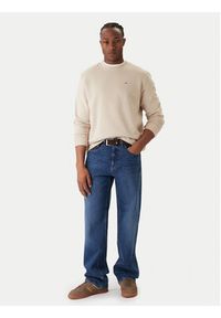 Tommy Jeans Bluza DM0DM20741 Beżowy Regular Fit. Kolor: beżowy. Materiał: bawełna #3