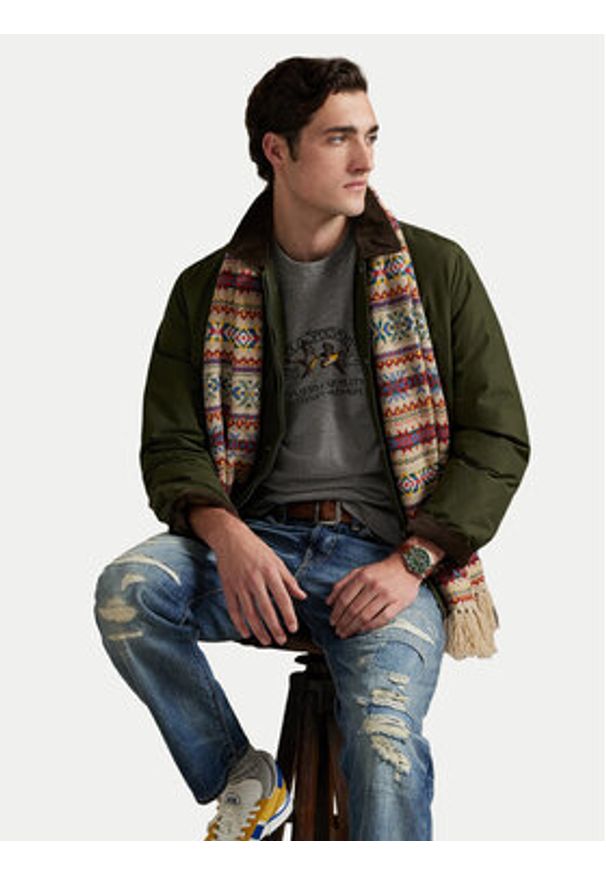 Polo Ralph Lauren T-Shirt 710981142002 Szary Classic Fit. Typ kołnierza: polo. Kolor: szary. Materiał: bawełna