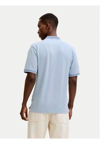 Jack & Jones Polo Blualves 12274681 Błękitny Regular Fit. Typ kołnierza: polo. Kolor: niebieski. Materiał: bawełna #6