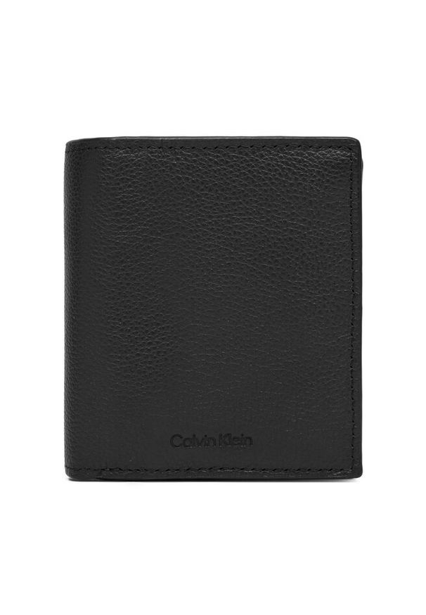 Duży Portfel Męski Calvin Klein. Kolor: czarny