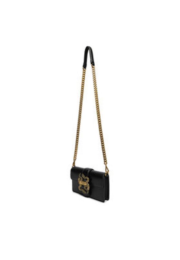 Just Cavalli Torebka 79RA5PA2 ZSA89 Czarny. Kolor: czarny. Materiał: skórzane