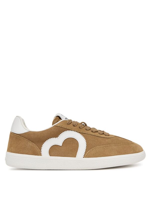 Love Moschino - Sneakersy LOVE MOSCHINO. Kolor: beżowy