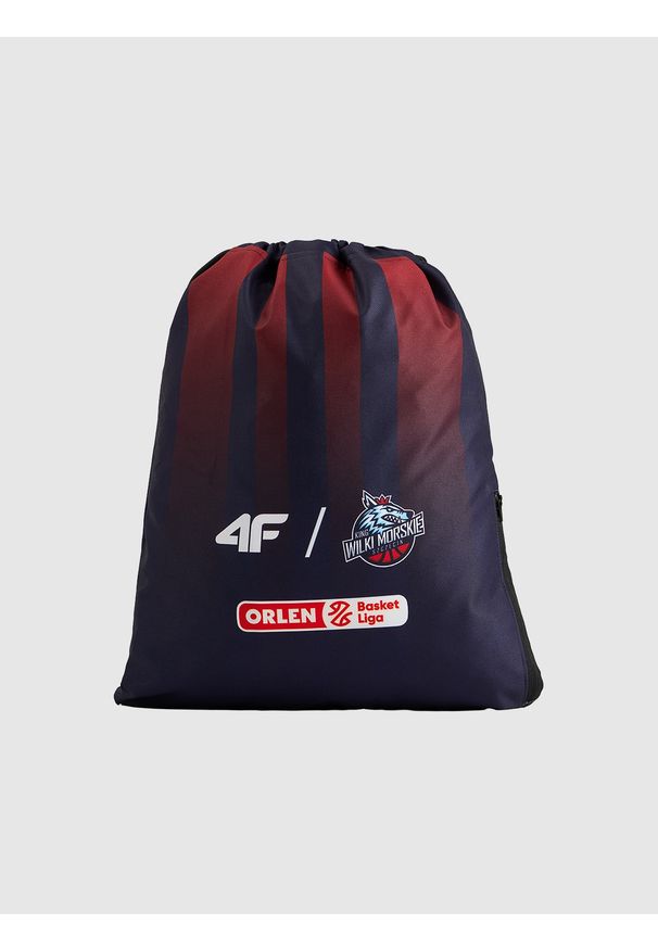 4f - 4F Plecak-worek 4F x King Szczecin 2025/26 - granatowy Uniwersalny. Kolor: niebieski. Wzór: nadruk. Styl: casual, sportowy