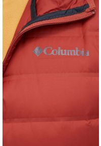 columbia - Columbia kurtka sportowa puchowa Lake 22 kolor czerwony. Kolor: czerwony. Materiał: puch. Styl: sportowy #2