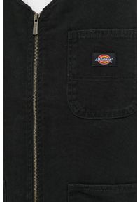 Dickies bezrękawnik jeansowy męski kolor czarny przejściowy. Okazja: na co dzień. Kolor: czarny. Materiał: jeans. Długość rękawa: bez rękawów. Styl: casual #2
