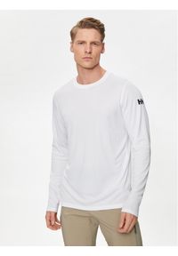 Helly Hansen Koszulka techniczna Hh Tech Crew Ls 48364 Biały Regular Fit. Kolor: biały. Materiał: syntetyk
