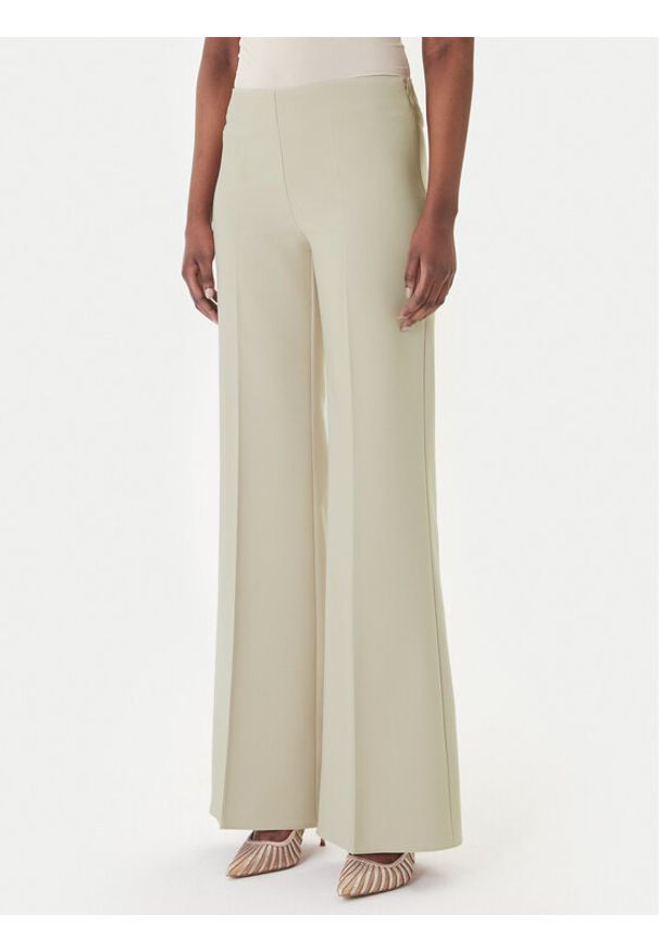 Rinascimento Spodnie palazzo CFC0127878003 Beżowy Wide Leg. Kolor: beżowy. Materiał: syntetyk