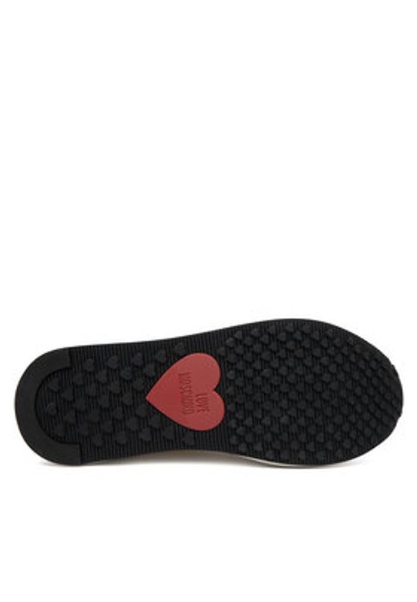 Love Moschino - LOVE MOSCHINO Sneakersy JA15344G1OINC10A Biały. Kolor: biały. Materiał: materiał