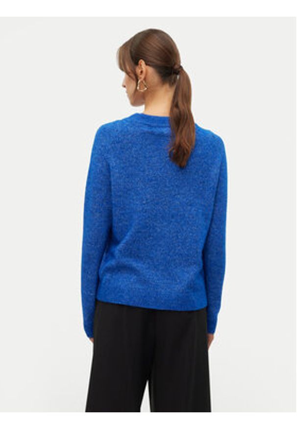 Vero Moda Sweter Filuca 10298674 Niebieski Regular Fit. Kolor: niebieski. Materiał: syntetyk