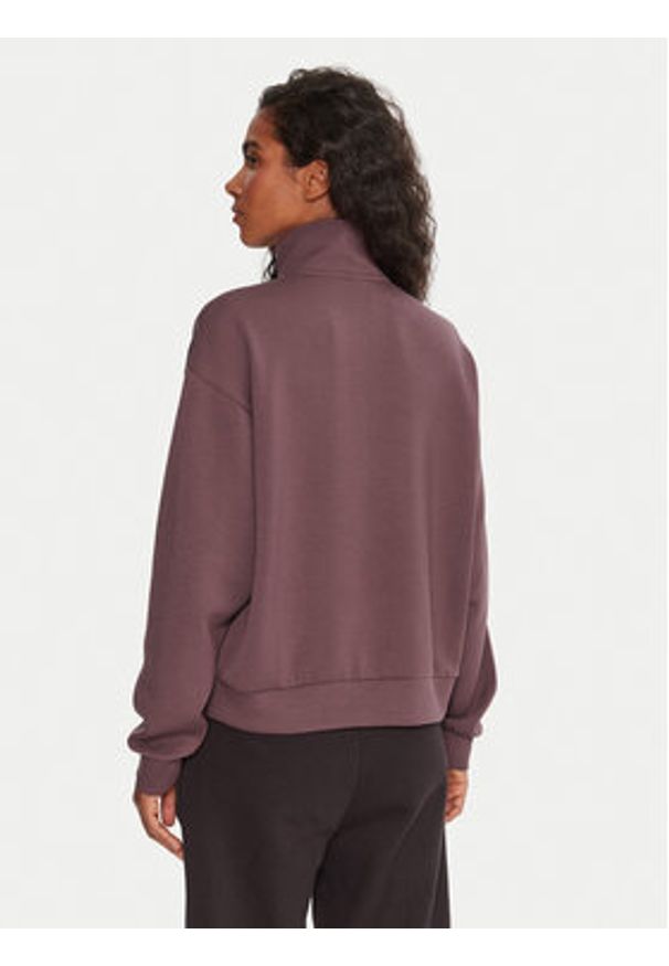 Roxy Bluza Rise & Vibe Sweet ERJFT05012 Fioletowy Relaxed Fit. Kolor: fioletowy. Materiał: syntetyk
