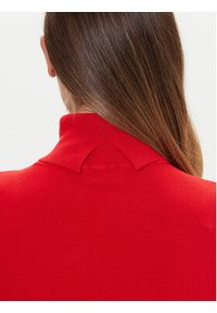 Gaudi Golf 521BD53018 Czerwony Regular Fit. Typ kołnierza: golf. Kolor: czerwony. Materiał: wiskoza #5