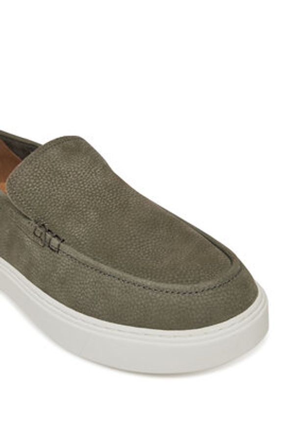 Calvin Klein Półbuty Hybrid Moccasin Nu HM0HM01902 Szary. Kolor: szary. Materiał: skóra