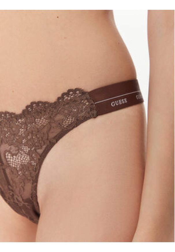 Guess Stringi O4YE01 PZ01C Brązowy. Kolor: brązowy. Materiał: syntetyk