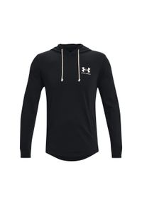 Bluza z kapturem Under Armour Rival Terry LC. Typ kołnierza: kaptur. Kolor: biały, wielokolorowy, czarny. Materiał: bawełna, poliester. Sport: joga i pilates #1